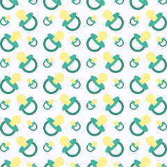 Pacifier colorful pattern design vector illustration background