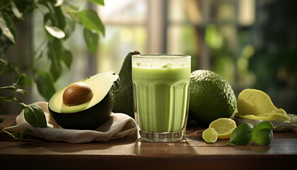 Recreation of a avocado milkshake with avocados