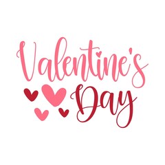 Valentine’s Day text phrase design on plain white transparent isolated background for shirt, hoodie, sweatshirt, apparel, card, tag, mug, icon, poster or badge