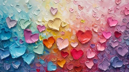 Valentine Hearts - 6 - obrazy, fototapety, plakaty