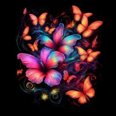 abstract floral background