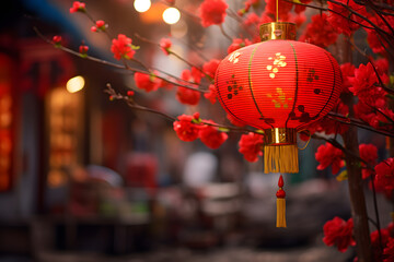 Red lanterns for Chinese Traditional Festival.