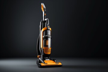 Powerful Long vacuum cleaner. Home woman cleaner. Generate Ai - obrazy, fototapety, plakaty
