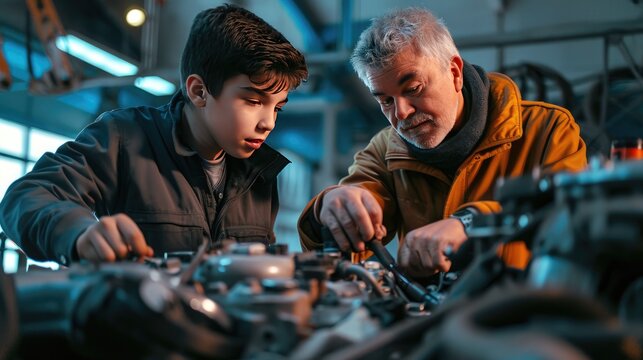 Car Engine Workshop Bonding - Powered by Adobe