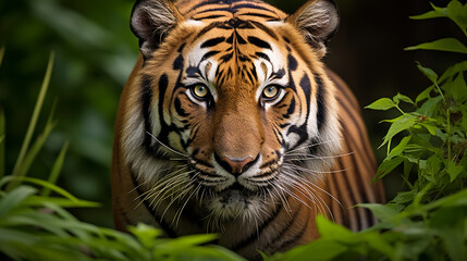 Obraz premium Royal Bengal tiger, AI Generative.