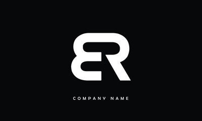 BR, RB, B, R Abstract Letters Logo Monogram
