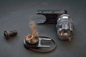 Disassembling brushroll for cleaning bearings, belt drive and turbo brush from hair. Repair clogged...