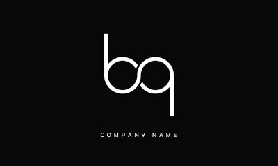 BQ, QB, B, Q Abstract Letters Logo Monogram