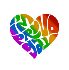 I'm Proud gay heart icon
