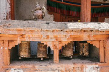Buddhist Momlel Drums, Himalayan Culture, Ladakh