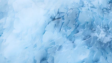  Close-up of a glaciers surface showing detailed textures and blue ice. © Finn