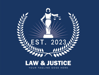 Law & Justice crests and logo emblem