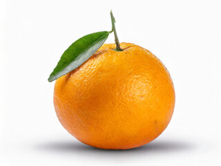 orange fruit isolated on white background