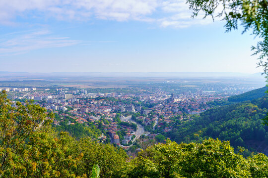 View of the city from the fortress, Shumen