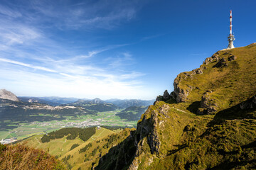 Fototapeta premium Kitzbüheler Horn transmission tower