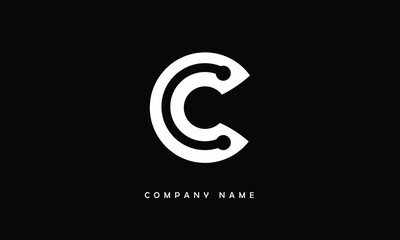C, C Abstract Letter Logo Monogram