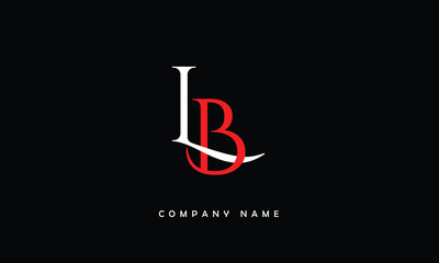 BL, LB, B, L Abstract Letters Logo Monogram