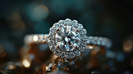 The diamond ring jewelry
