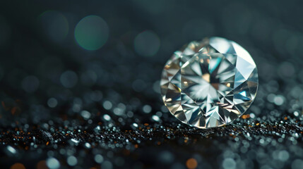 Close-up diamond jewelry