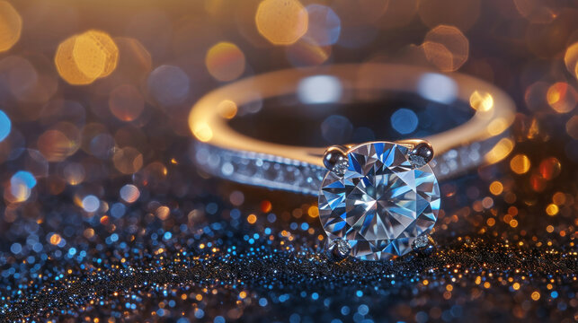 The diamond ring jewelry
