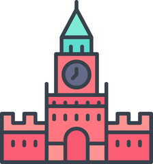 Fototapeta premium Kremlin icon