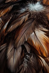 Intricate feather texture, ideal for nature and design themes. 