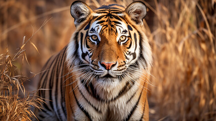 Royal Bengal tiger, AI Generative.