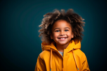Portrait of a small kid smiling