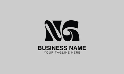 Obraz premium NG N ng initial logo | initial based abstract modern minimal creative logo, vector template image. luxury logotype logo, real estate homie logo. typography logo. initials logo