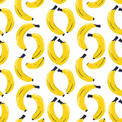 Bananas seamless pattern. Can be used for gift wrapping, wallpaper, background