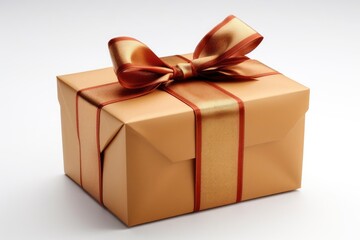 A beautifully wrapped gift box with a bow