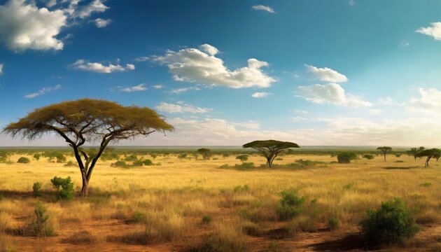 african savannah landscape