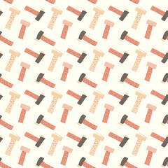 Hammers seamless pattern. Can be used for gift wrapping, wallpaper, background