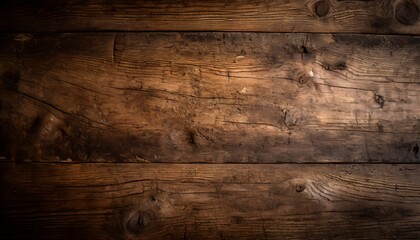 an old wooden board with knots and cracks showing the natural texture and grain of the wood rustic...