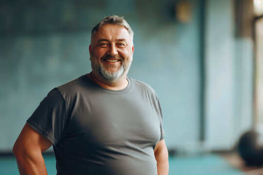 Active 55-Year-Old: Fitness Joy in Sportswear