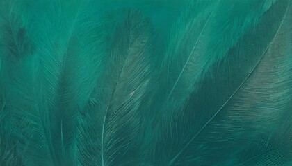 beautiful dark green turquoise vintage color trends feather texture background