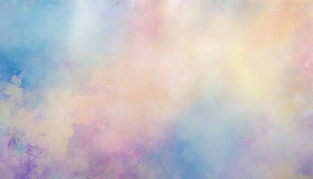 old painted background with natural pastel colors abstract watercolor background with copy space © Irene