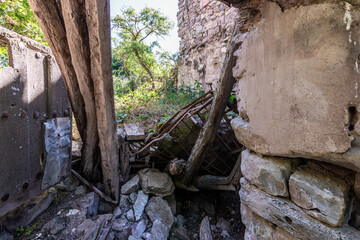 old house in the village