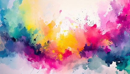 Fototapeta na wymiar abstract ink watercolor colorful background marber painting illustration wallpaper