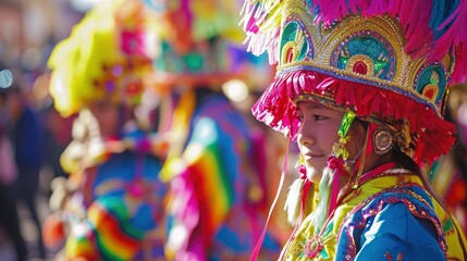 The dazzling and colorful Oruro carnival