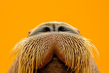 Colorful Background Walrus Whiskers