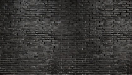 rough black brick wall texture background