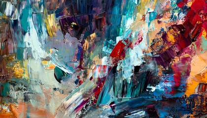 abstract background from the smears of acrylic paint mixing multicolored oil paint textured...
