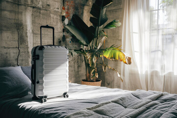 Travel Essentials: Stylish Trolley Suitcase