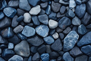 Fototapeta na wymiar Blue stones background