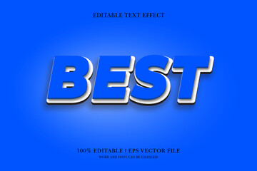 Best editable 3d text effect for vector illustration 