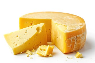 cheese isolated on white background