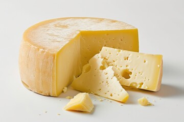 cheese isolated on white background