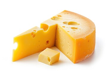 cheese isolated on white background