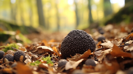 truffle  in the forest - Powered by Adobe